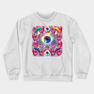 TRICK EYE'D DOLPHIN Crewneck Sweatshirt